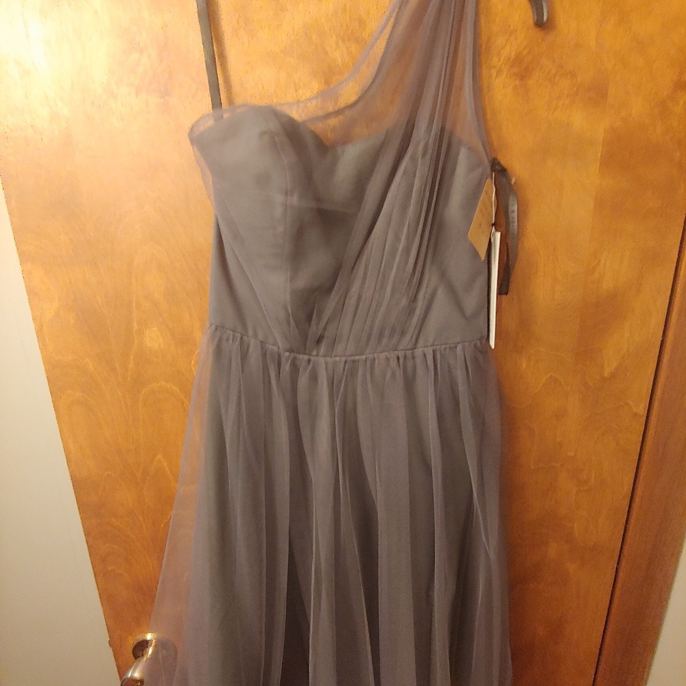 Gray Tulle Dress